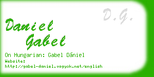 daniel gabel business card